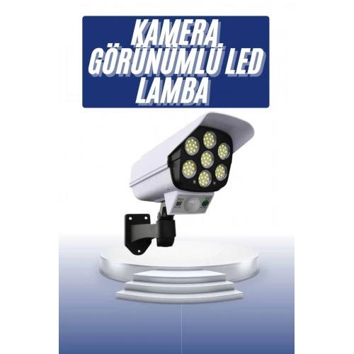 BFS Solar Bahçe Lambası Uzaktan Kumandalı Kamera Görünümlü Hareket Sensörlü