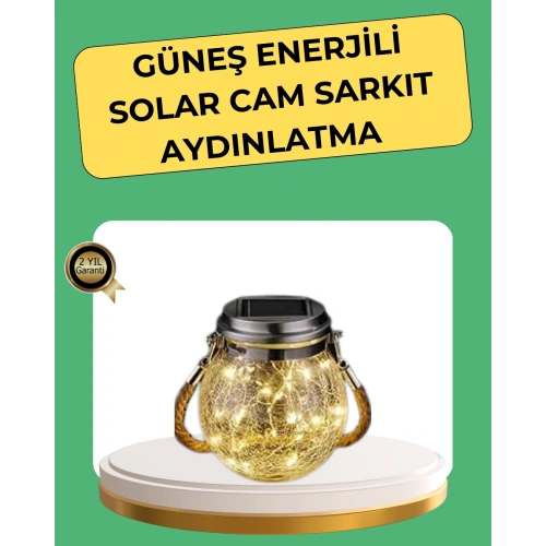 BFS Solar Güneş Enerjili Dekoratif Cam Lamba