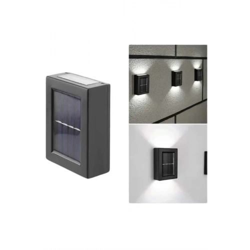 BFS Solar Lamba Dekoratif Aplik Su Geçirmez Led Işıklı Duvar Lambası