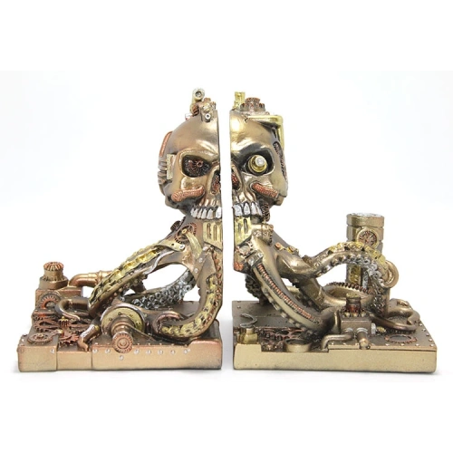 BFS Steampunk Polyester Ahtapot Kitap Stoperi