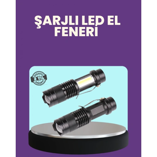BFS Suya Dayanıklı 4 Modlu Mini LED El Feneri
