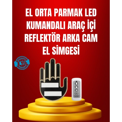 BFS Suya Dayanıklı LED El Park Uyarı Cihazı Uzaktan Kumandalı 2025