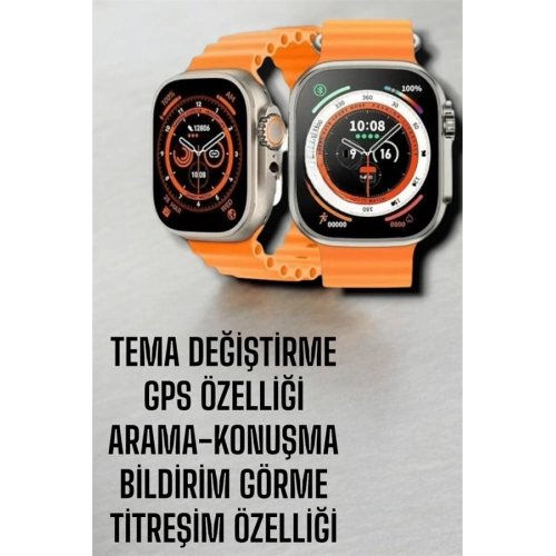 BFS Suya ve Toza Dayanıklı 45 MM Akıllı Saat Bildirim ve Cevapsız Çağrı Görüntüleme