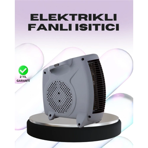BFS Taşınabilir Fanlı Isıtıcı Elektrikli Termik Korumalı Oda Isıtıcı