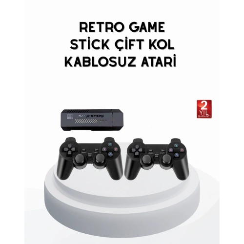 BFS Taşınabilir Kablosuz Oyun Konsolu 2.4G TV Destekli Kompakt Gövde