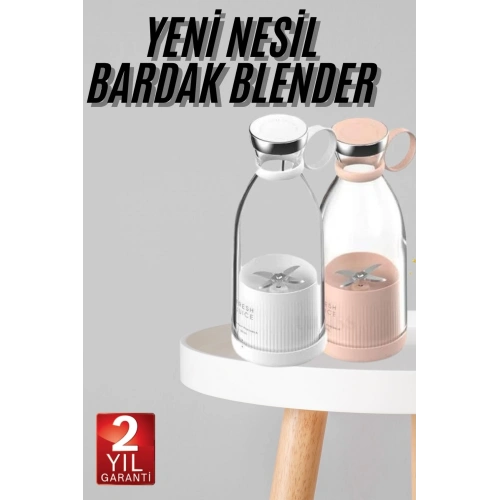 BFS Taşınabilir Kablosuz Şarjlı Kişisel Smoothie El Blender Mini Meyve Sıkacağı