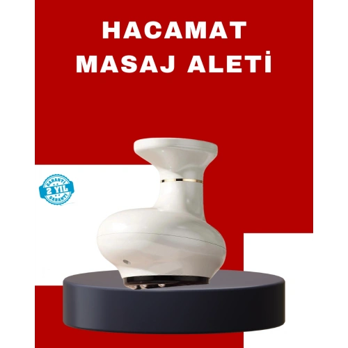 BFS Taşınabilir Şarjlı Masaj Cihazı Kupa Terapisi Sıcak Masaj