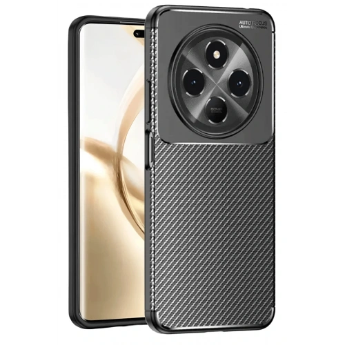 BFS  Tecno Spark 30C Kılıf Auto Focus Karbon Kapak - Siyah