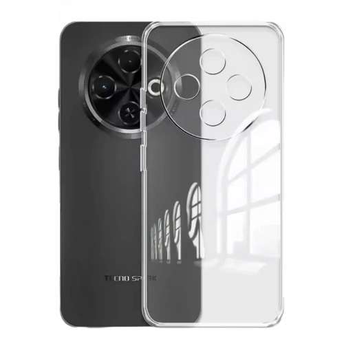 BFS  Tecno Spark 30C Kılıf Lüx Şeffaf Silikon