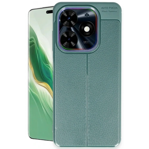 BFS  Tecno Spark Go 2024 Kılıf Auto Focus Kapak - Koyu Yeşil