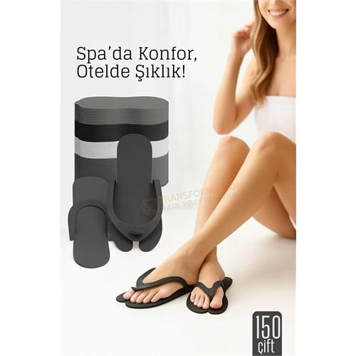 BFS  Tek Kullanımlık Spa Otel  Pedikür Terliği  150 Çift 2 MM Kalınlık