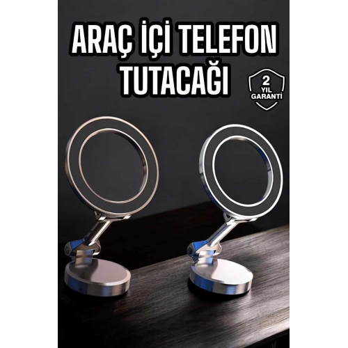 BFS Telefon Tutucu Tüm Arabalara Uyumlu Araç İçi Katlanabilir Manyetik Tasarım