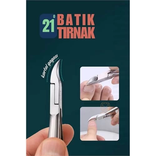 BFS  Tırnak Batık Makası Pedikür Makası Paslanmaz Çelik Profesyonel