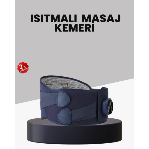 BFS Titreşimli Masajlı Bel Kemeri Isıtmalı Destekli