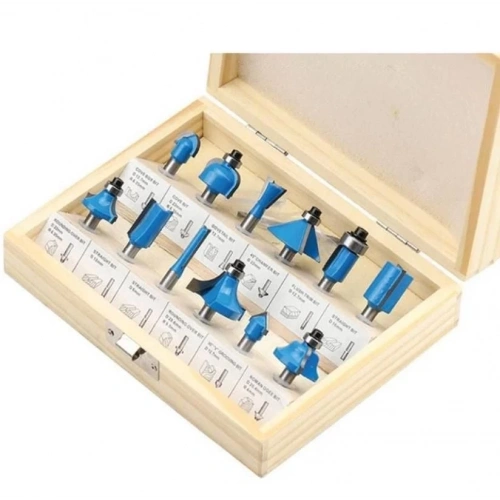 BFS Topshop 03039 8 mm 12 Parça Ahşap Freze Uç Seti