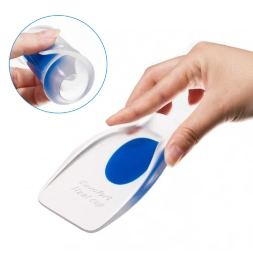 BFS Topuk Silikonu Şeffaf Mavi Erkek