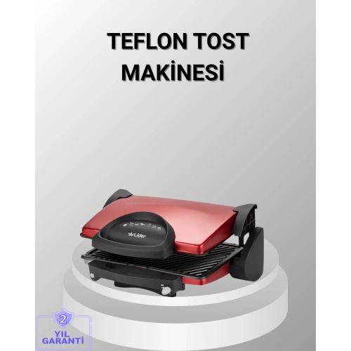BFS Tost Makinesi Kırmızı Döküm Plaka 6+ Dilim Çok Kapasiteli Izgara