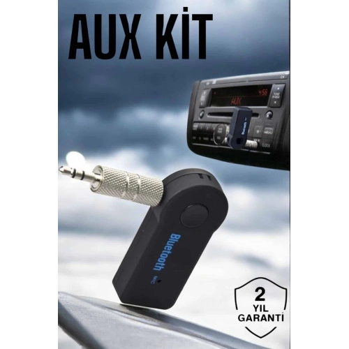 BFS Tüm Araçlara Uyumlu Aux Car Bluetooth Kablosuz Araç Bağlantı Kiti
