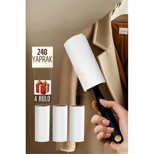 BFS Tüy Alıcı Rulo Tüy Toplayıcı 240 Yaprak 4 Top