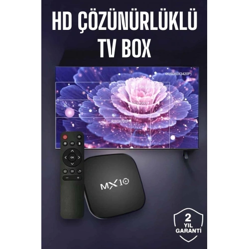 BFS TV Box Android Uyumlu 4 Çekirdekli WİFİ Bağlantılı 4K