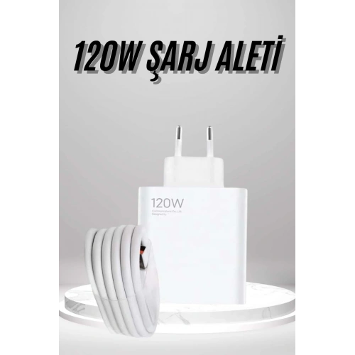 BFS Type C Yüksek Hızlı Şarj Aleti Beyaz 120W Ultra Uzun Ömürlü