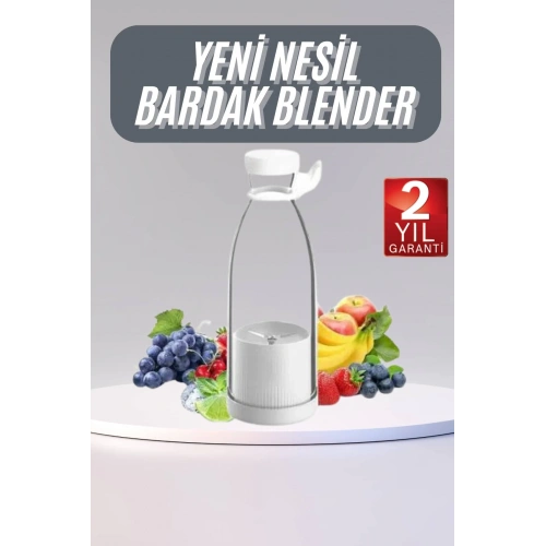 BFS u Geçirmez Kablosuz Şarjlı Dayanıklı Taşınabilir Mini Blender