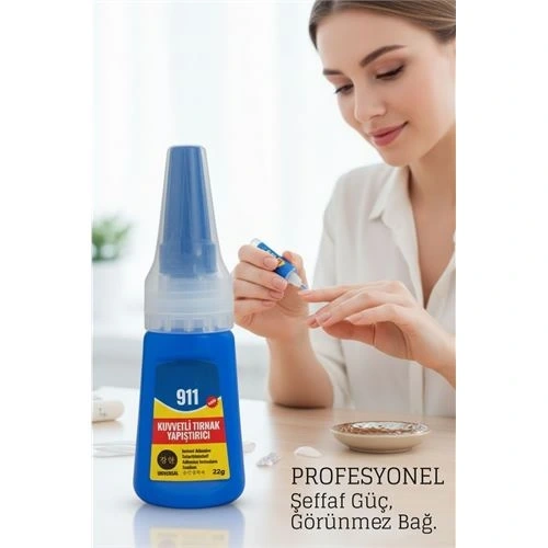 BFS Ultra Güçlü Profesyonel Protez Tırnak Yapıştırıcısı | Hızlı Etkili Tips Takma Tırnak Yapıştırıcı