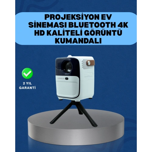 BFS Ultra HD Çözünürlüklü Taşınabilir Projektör – 1920x1080 Piksel Görüntü Kalitesi (Kopya)