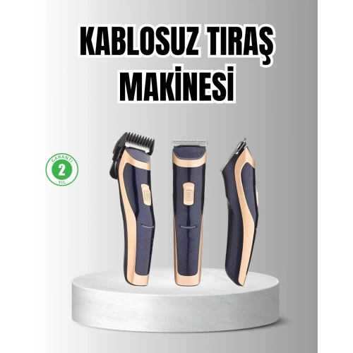 BFS Unisex Şarjlı Saç ve Sakal Tıraş Makinesi – Ayarlanabilir Tarak Başlıkları, Sessiz Motor