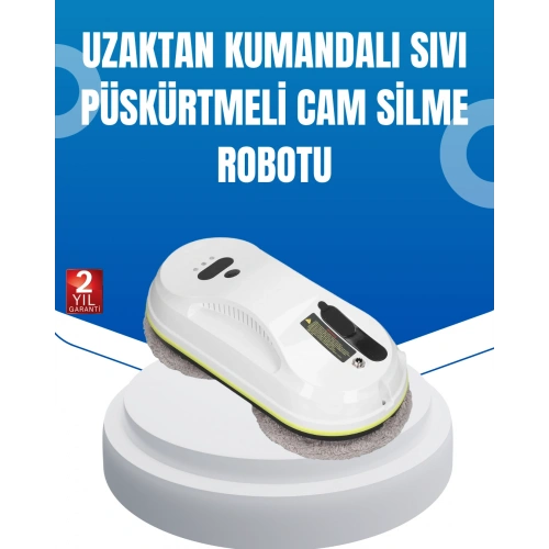 BFS UPS Destekli Düşmeye Karşı Korumalı Cam Temizleme Robotu