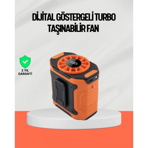 BFS USB Şarjlı Güçlü Hız Ayarlı El ve Bel Fanı