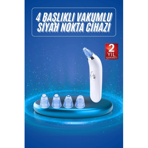 BFS Vakumlu Siyah Nokta Ve Yüz Temizleme Cihazı 4 Başlıklı