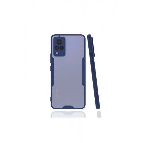 BFS  Vivo V21 Kılıf Platin Silikon - Lacivert