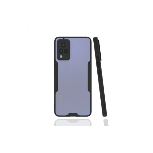 BFS  Vivo V21 Kılıf Platin Silikon - Siyah
