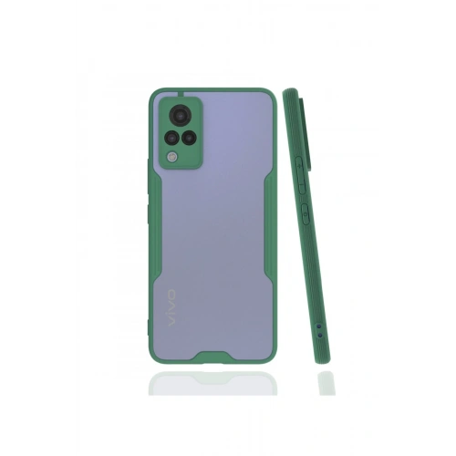 BFS  Vivo V21 Kılıf Platin Silikon - Yeşil