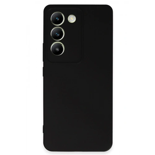 BFS  Vivo V30 Lite 4G Kılıf First Silikon - Siyah