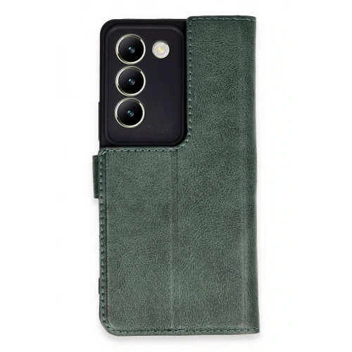 BFS  Vivo V30 Lite 4G Kılıf Trend S Plus Kapaklı Kılıf - Yeşil