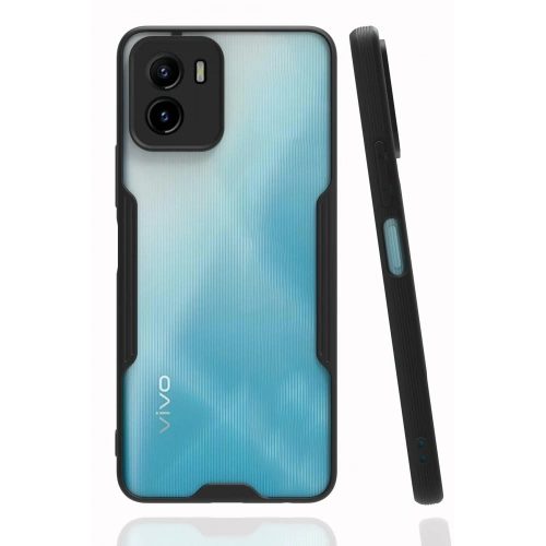 BFS  Vivo Y15S Kılıf Platin Silikon - Siyah