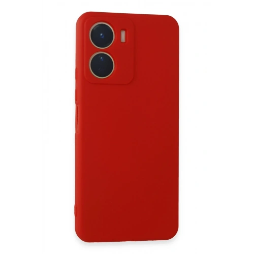 BFS  Vivo Y16 Kılıf First Silikon - Kırmızı