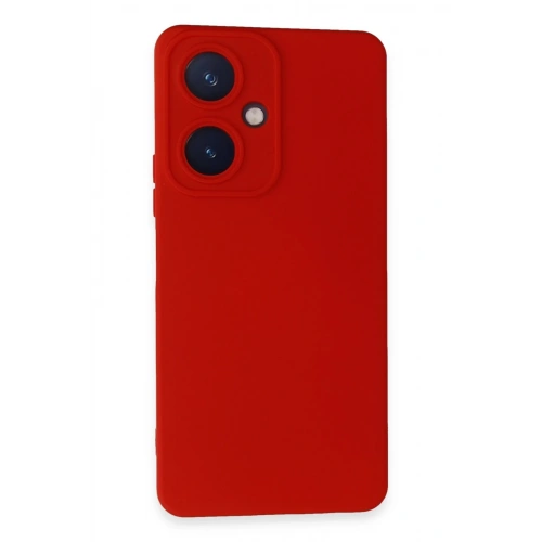 BFS  Vivo Y27 Kılıf Nano içi Kadife Silikon - Kırmızı