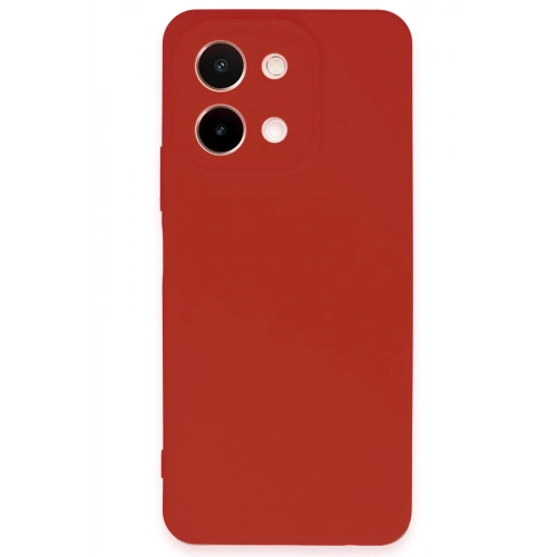 BFS  Vivo Y28 Kılıf First Silikon - Kırmızı