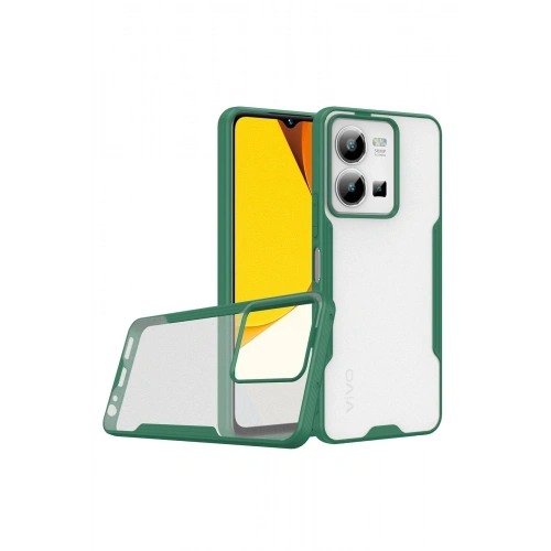 BFS  Vivo Y35 Kılıf Platin Silikon - Yeşil