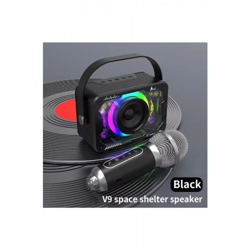 BFS Vtn-82 Taşınabilir Kablosuz Işıklı Bluetooth Hoparlör Ses Değiştirme Özellikli