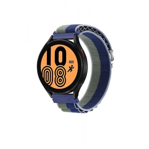 BFS  Watch 22mm KR410 Kumaş Kordon - Lacivert-Yeşil