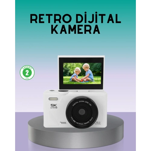 BFS WiFi Bağlantılı 5K Ultra HD Dijital Kamera 75MP Otofokus