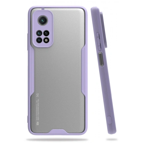 BFS  Xiaomi Mi 10T Pro Kılıf Platin Silikon - Lila