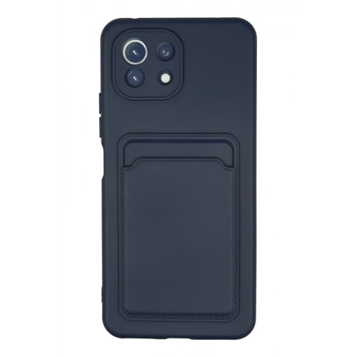 BFS  Xiaomi Mi 11 Kılıf Kelvin Kartvizitli Silikon - Lacivert