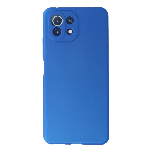 BFS  Xiaomi Mİ 11 Lite Kılıf First Silikon - Mavi