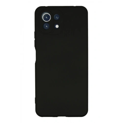 BFS  Xiaomi Mİ 11 Lite Kılıf Nano içi Kadife Silikon - Siyah