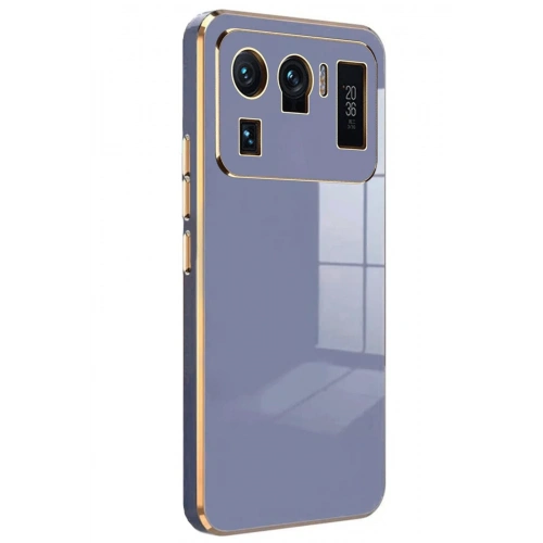 BFS  Xiaomi Mi 11 Ultra Kılıf Volet Silikon - Mavi